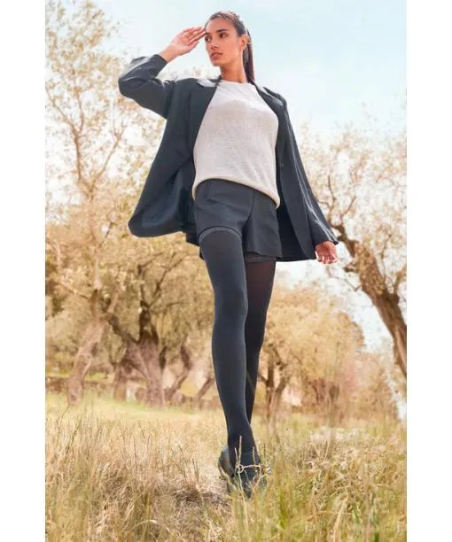 Women Pure Matt 50 DEN Women Stay Ups Graphite FALKE Thigh Highs