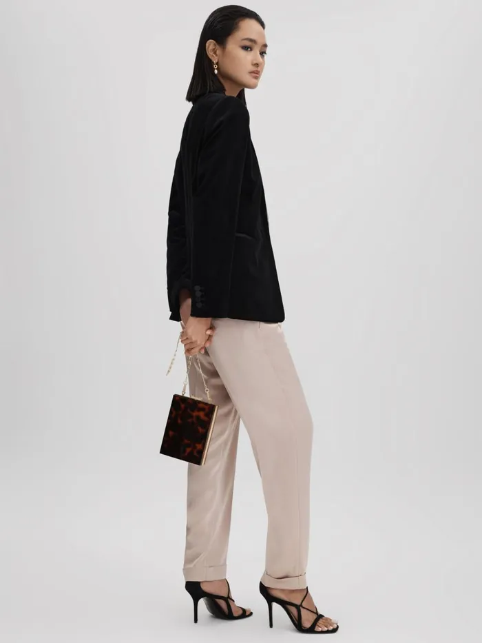 Women Reiss Bags Gigi Acetate Clutch Bag Tortoise