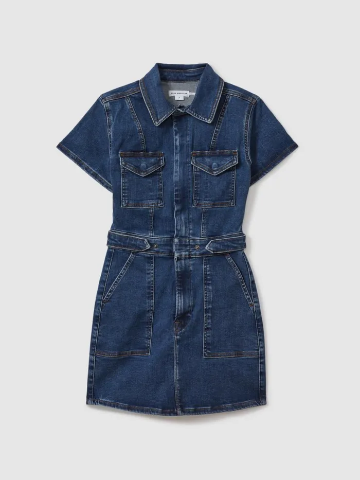 Women Reiss Brands American Dress Indigo