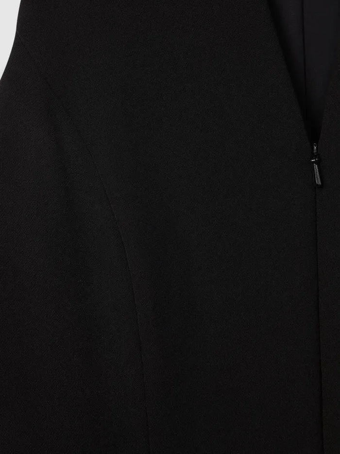 Women Reiss Brands Zip Front Midi Dress Black