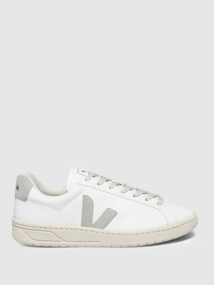 Women Reiss Flats Vegan Leather Trainers Whitenatural