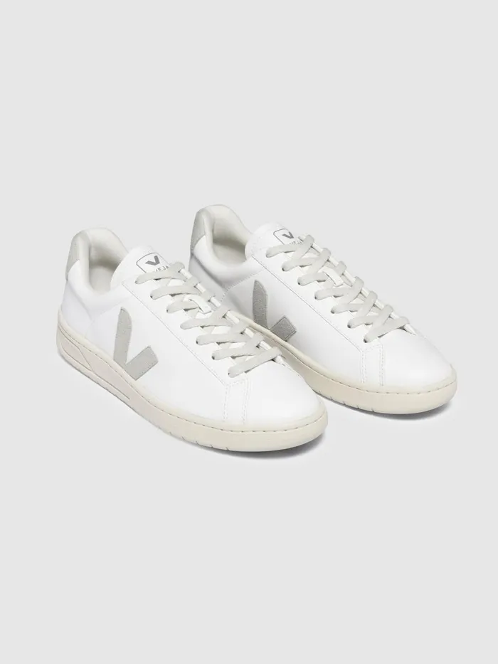 Women Reiss Flats Vegan Leather Trainers Whitenatural