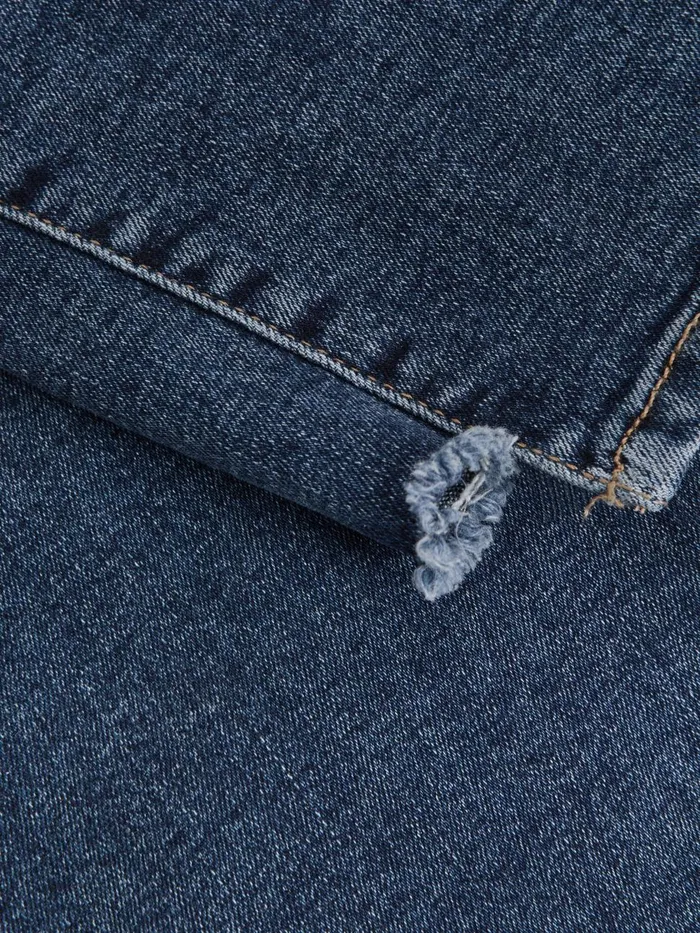 Women Reiss Jeans American High Rise Distressed Skinny Fit Jeans Indigo