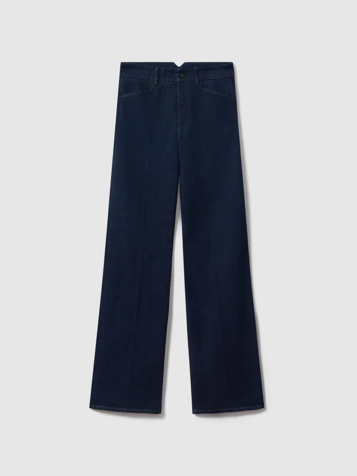 Women Reiss Jeans High Rise Wide Leg Jeans Edinburgh