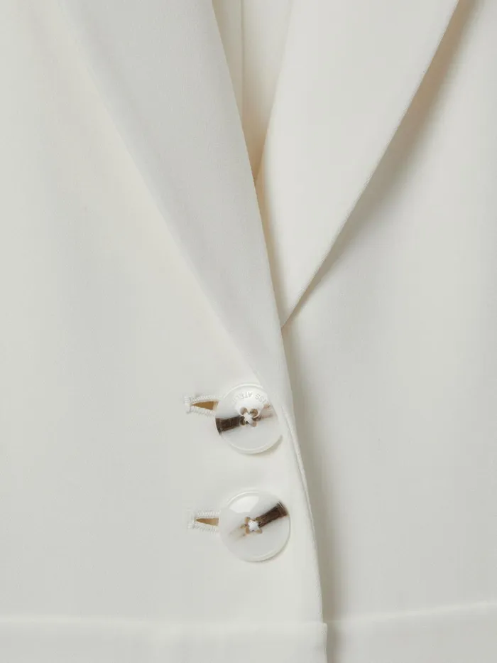 Women Reiss Jumpsuits and Playsuits Italian Tux Jumpsuit Ivory