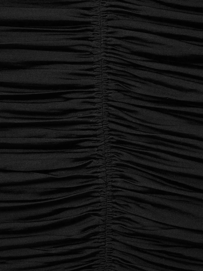 Women Reiss Tops Marina Ruched Strapless Tube Top Black