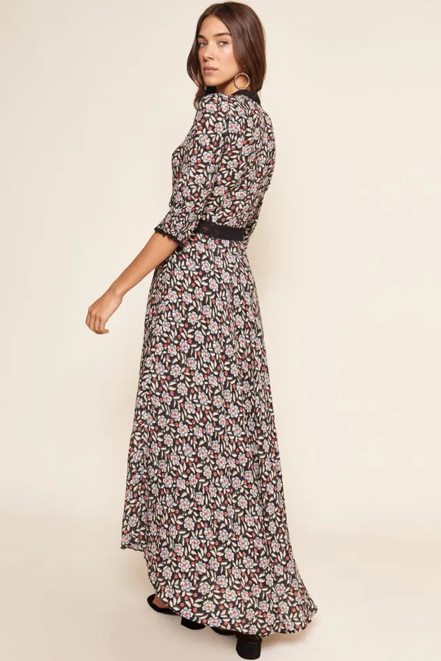 Women RIXO All Clothing Amina Midi Dress Carnation Slate