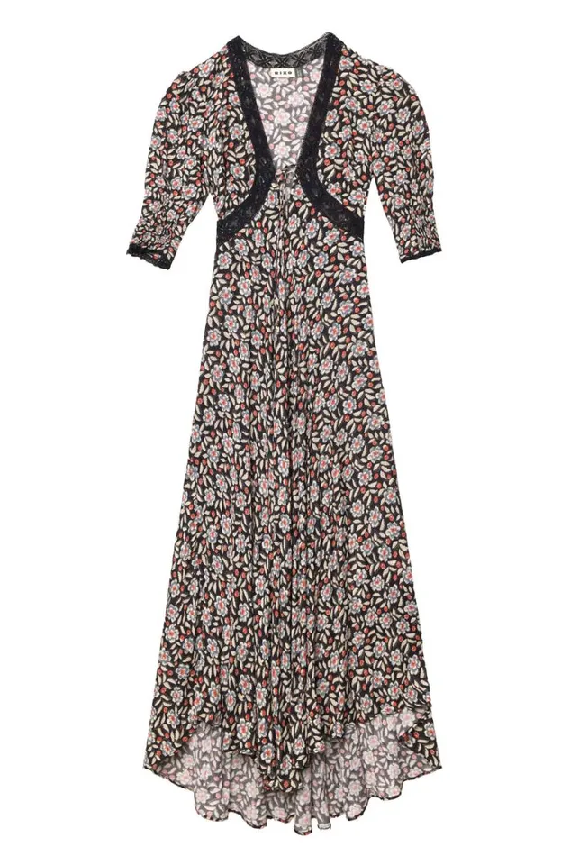 Women RIXO All Clothing Amina Midi Dress Carnation Slate