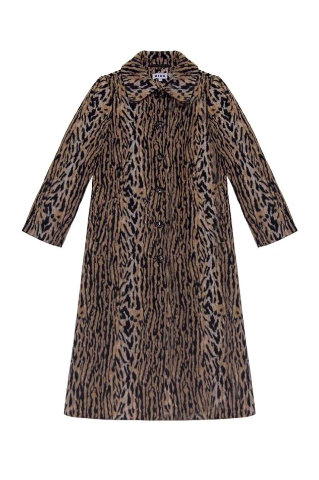 Women RIXO All Clothing Milly Leopard Coat Bohemia Leopard