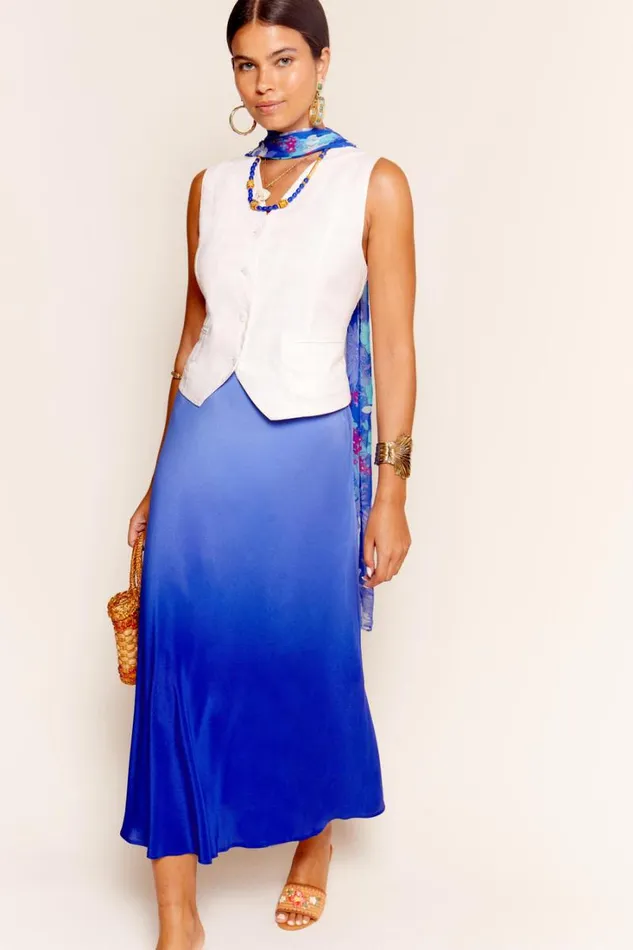Women RIXO All Clothing Norah Waistcoat Cream