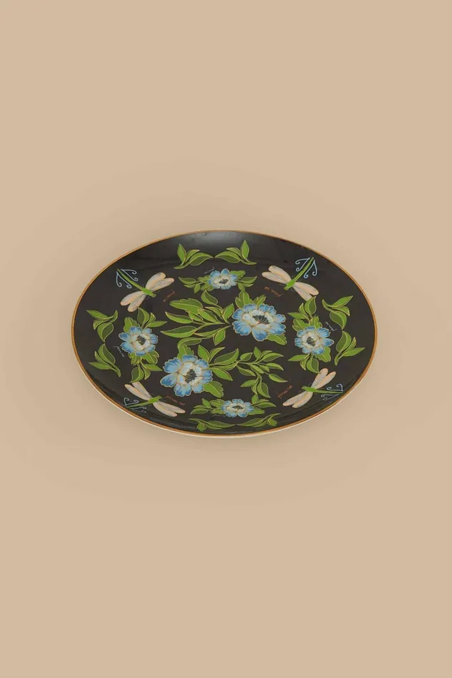 Women Romantic Dragonfly Dinner Plate Multi FARM Rio Gifts