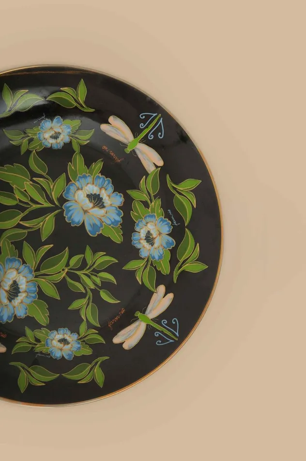 Women Romantic Dragonfly Dinner Plate Multi FARM Rio Gifts