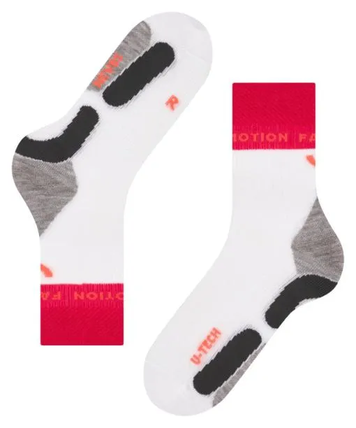 Women RU True Motion Nevos Women Running Socks White FALKE Running Socks