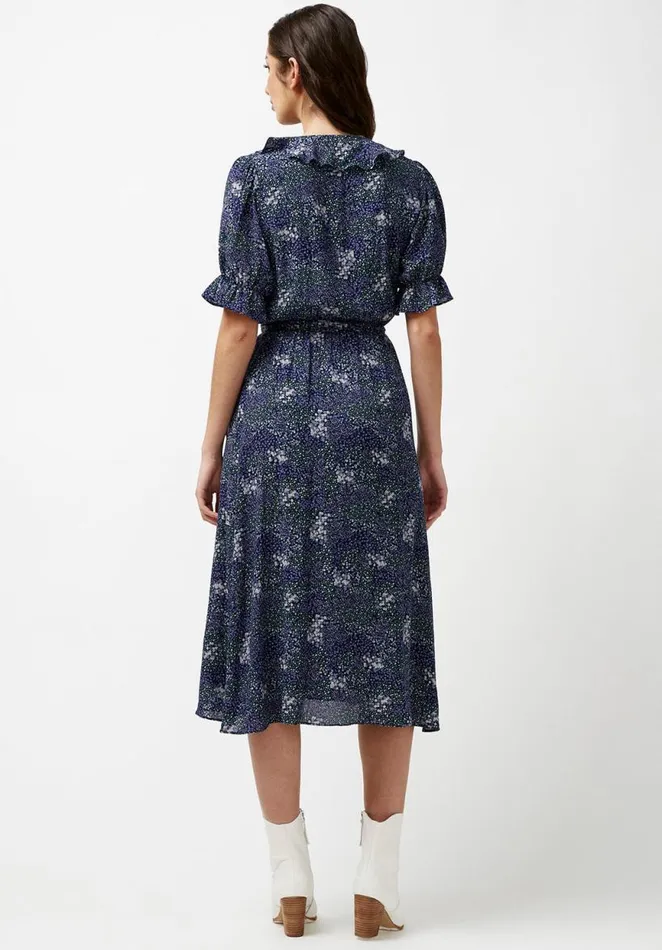 Women Ruffled Wrap Tempest Dress Navalacadfloral Buffalo David Bitton Dresses and Jumpsuits