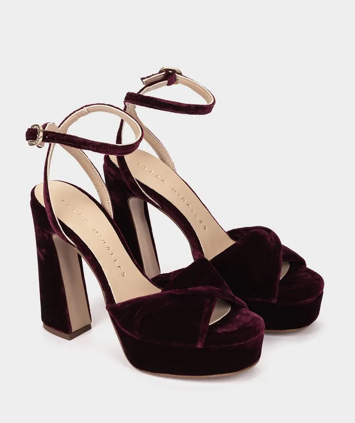 Women Sabugo Red 8211 Heeled Sandals Pedro Miralles