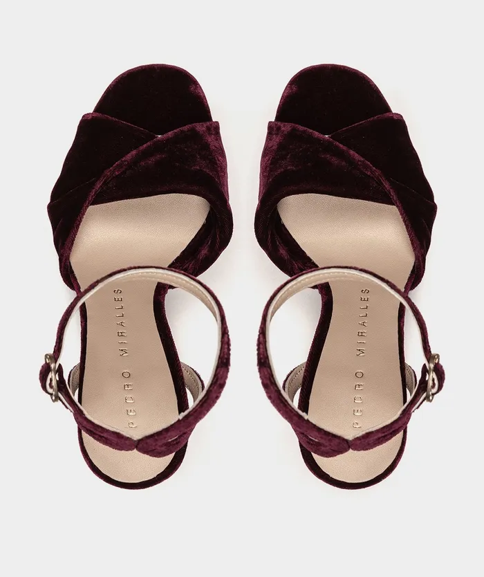 Women Sabugo Red 8211 Heeled Sandals Pedro Miralles