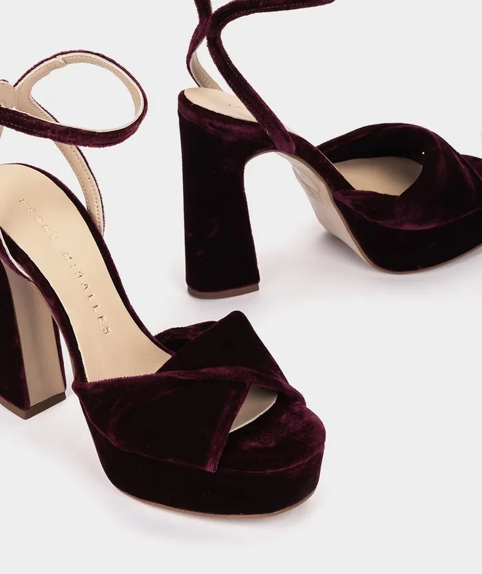 Women Sabugo Red 8211 Heeled Sandals Pedro Miralles