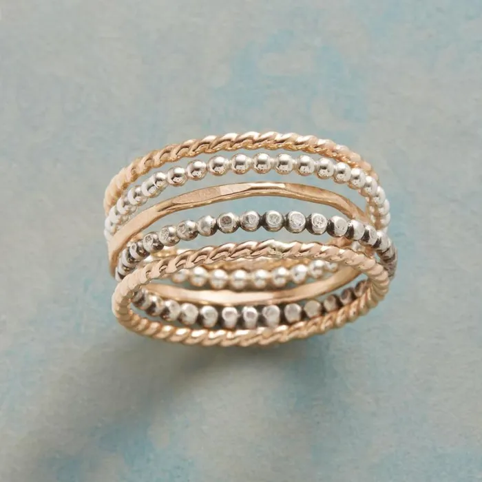 Women Scatter Or Stack Rings Set Sundance Catalog Rings