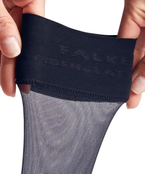 Women Seidenglatt 15 DEN Women Kneehigh Socks Marine FALKE Fullyfashioned Stockings