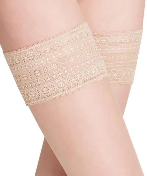 Women Seidenglatt 15 DEN Women Stay Ups Crystal FALKE Thigh Highs