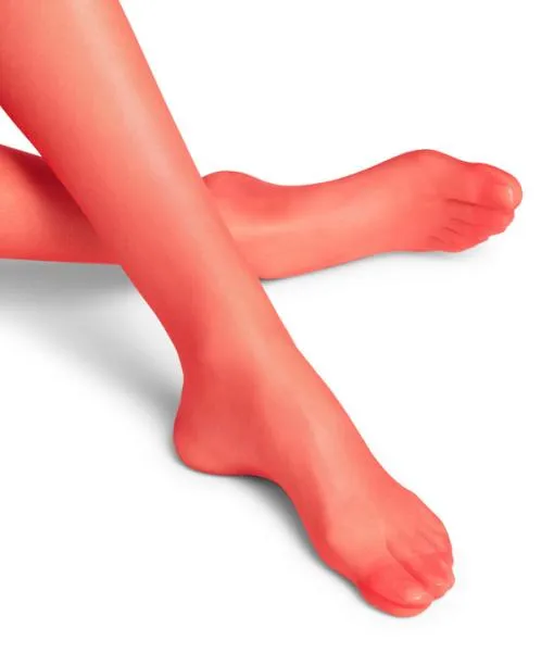 Women Seidenglatt 15 DEN Women Stay Ups Red FALKE Thigh Highs