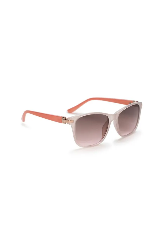 Women Shades Of Pink Square Sunglasses Blush Buffalo David Bitton Sunglasses