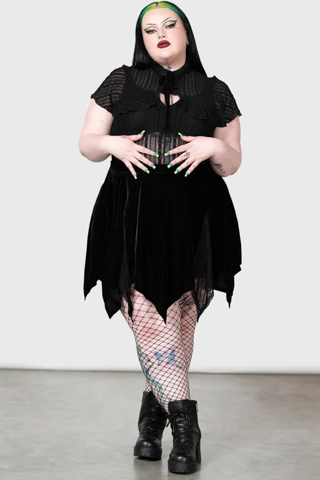 Women Shirts and Blouses Killstar Atala039s Night Lace Top