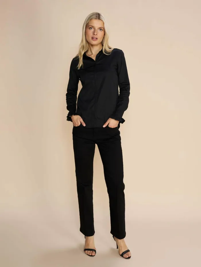 Women Shirts MOS MOSH MMMattie Flip Shirt Black