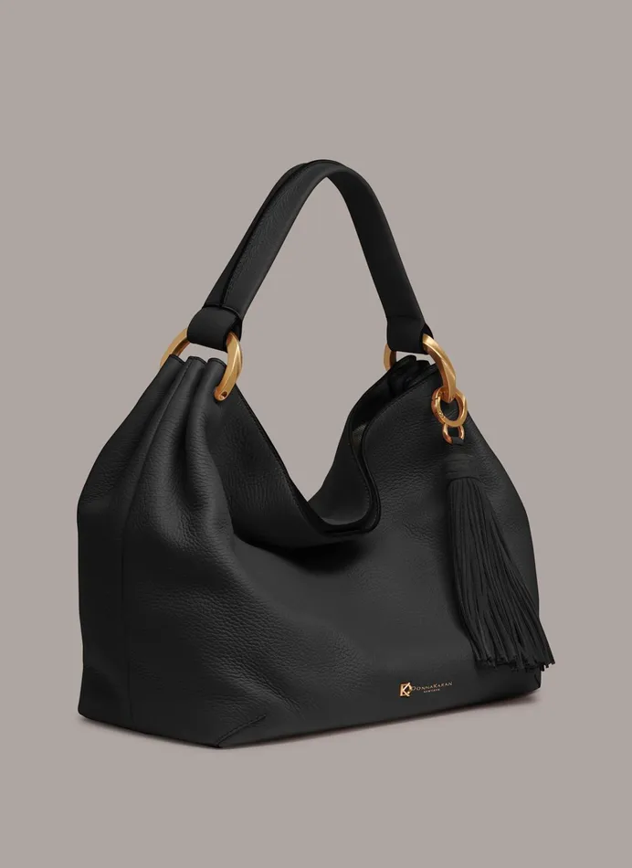 Women Shoulder And Hobo Bags Donna Karan GLENWOOD SHOULDER BAG Black