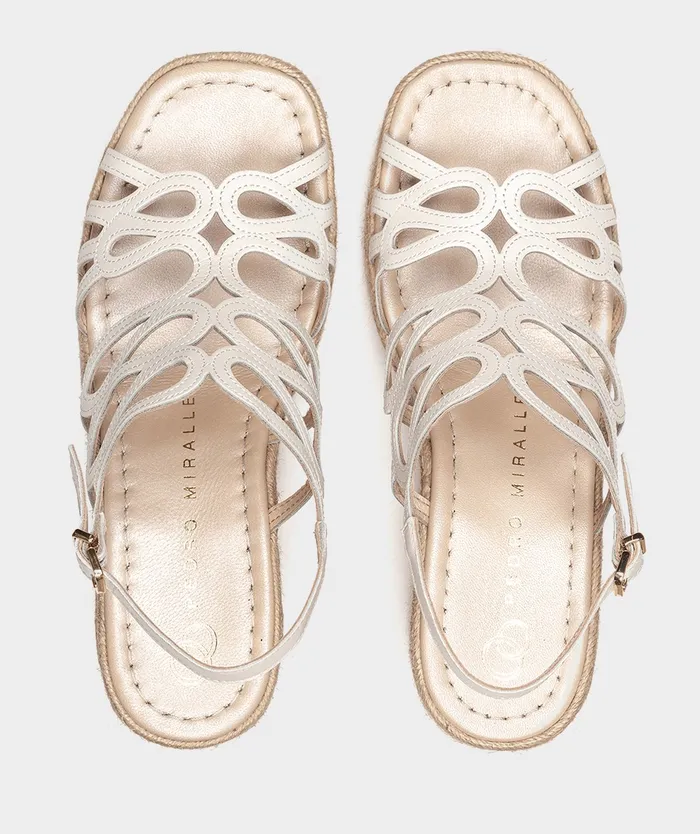 Women Sintra White 8211 Wedges Pedro Miralles