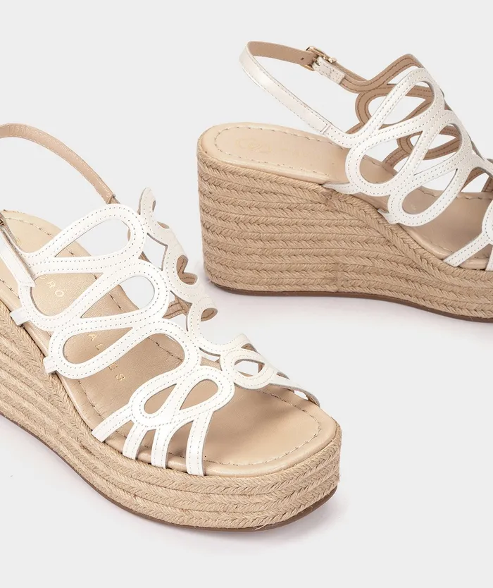 Women Sintra White 8211 Wedges Pedro Miralles