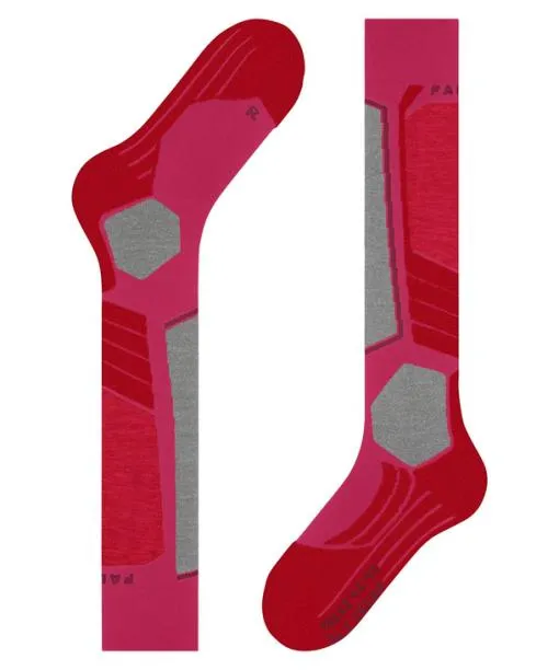 Women SK2 Intermediate Vegan Women Skiing Kneehigh Socks Rose FALKE Ski Socks