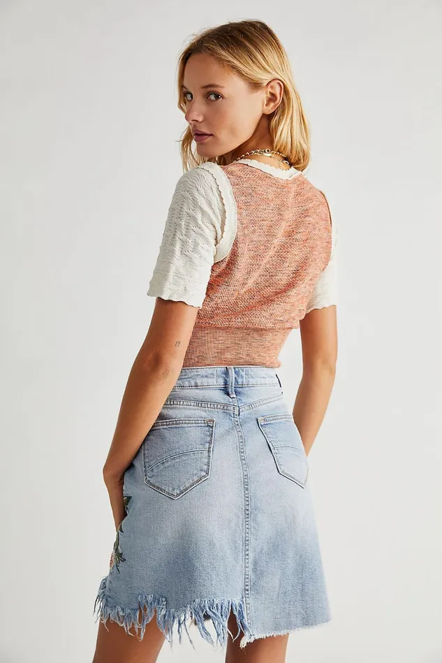 Women Skirts Free People Driftwood Veronica Skirt Seville