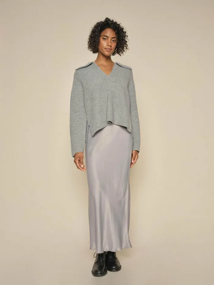 Women Skirts MOS MOSH MMBriana Glossi Skirt Sharkskin
