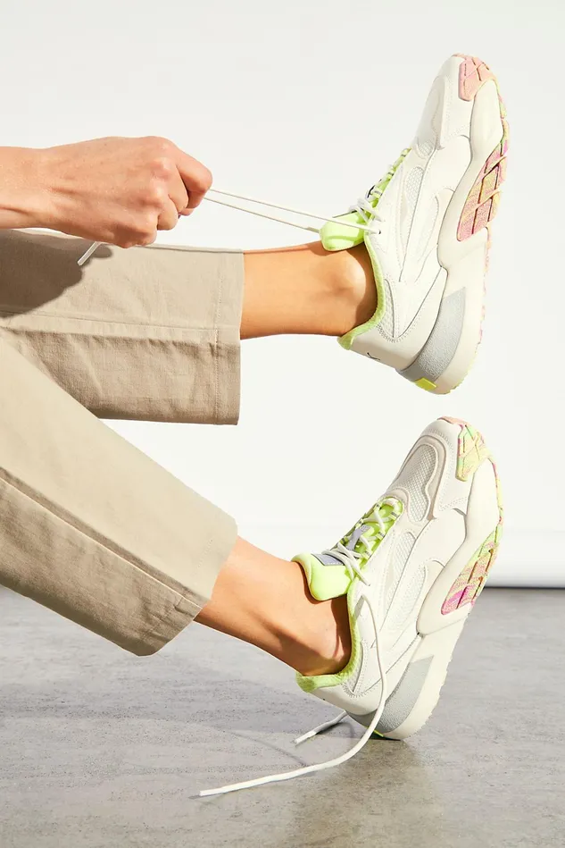 Women Sneakers Free People Puma Hedra Sneakers Marshmallow Fizzy Yellow