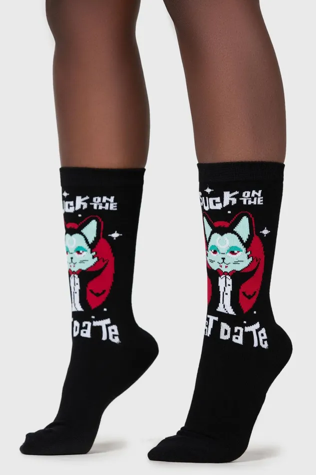 Women Socks and Tights Killstar First Date Ankle Socks