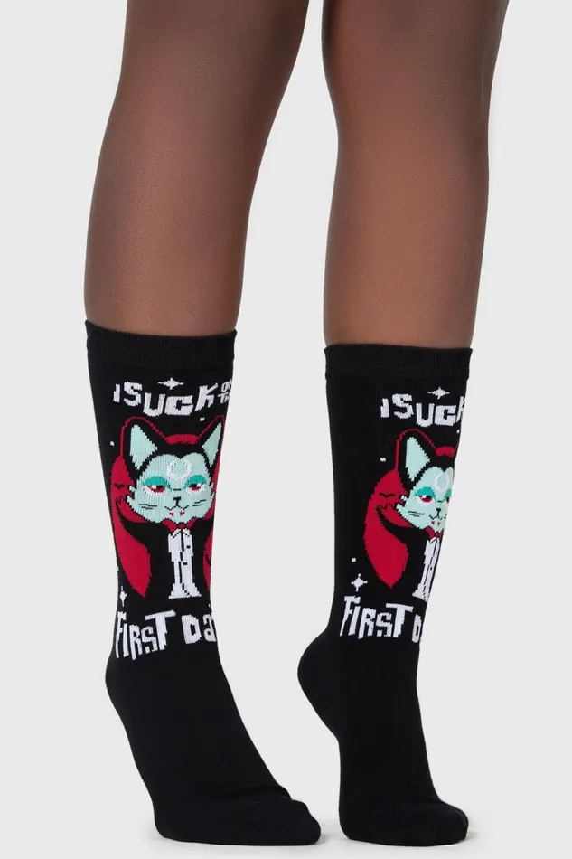 Women Socks and Tights Killstar First Date Ankle Socks