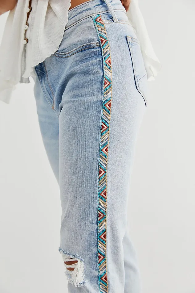 Women Statement Jeans Free People Driftwood Gizelle Jeans Tucson