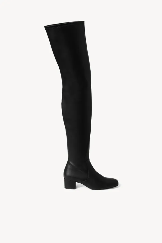 Women STAUD Boots AIMEE BOOT BLACK VEGAN LEATHER