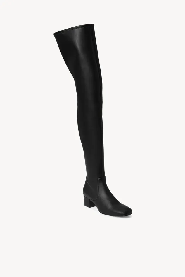 Women STAUD Boots AIMEE BOOT BLACK VEGAN LEATHER