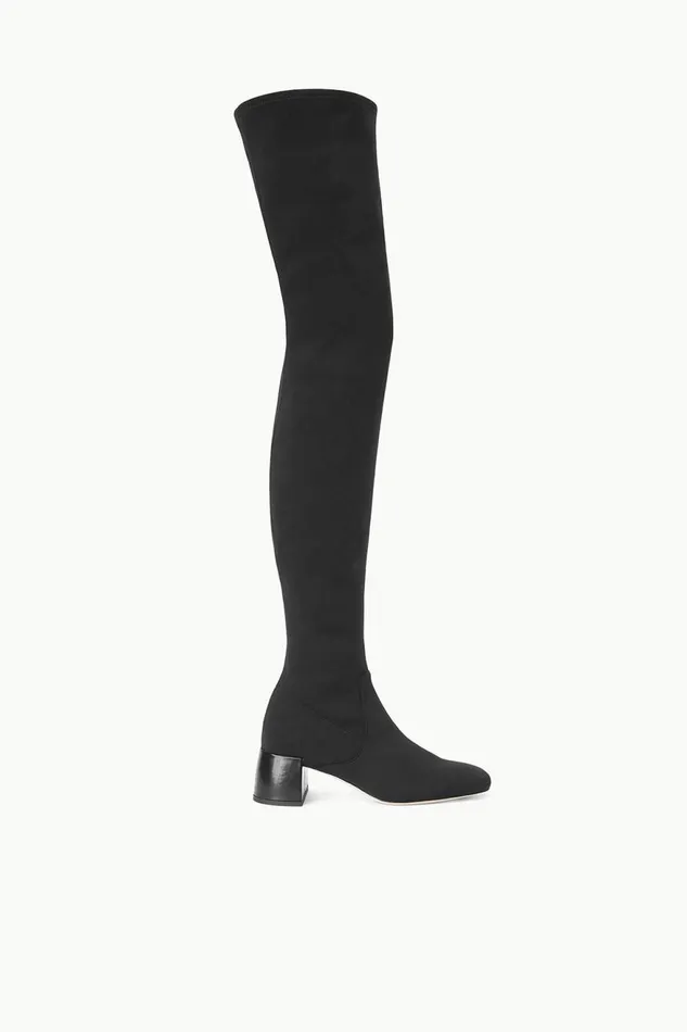 Women STAUD Boots ANDY OVER THE KNEE BOOT BLACK