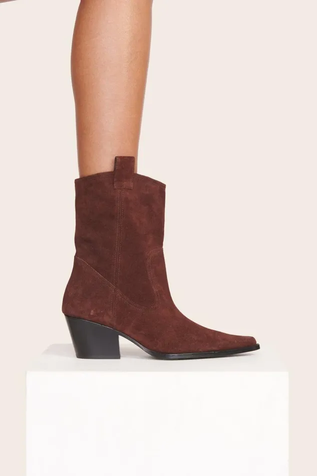 Women STAUD Boots JUNE BOOT MAHOGANY