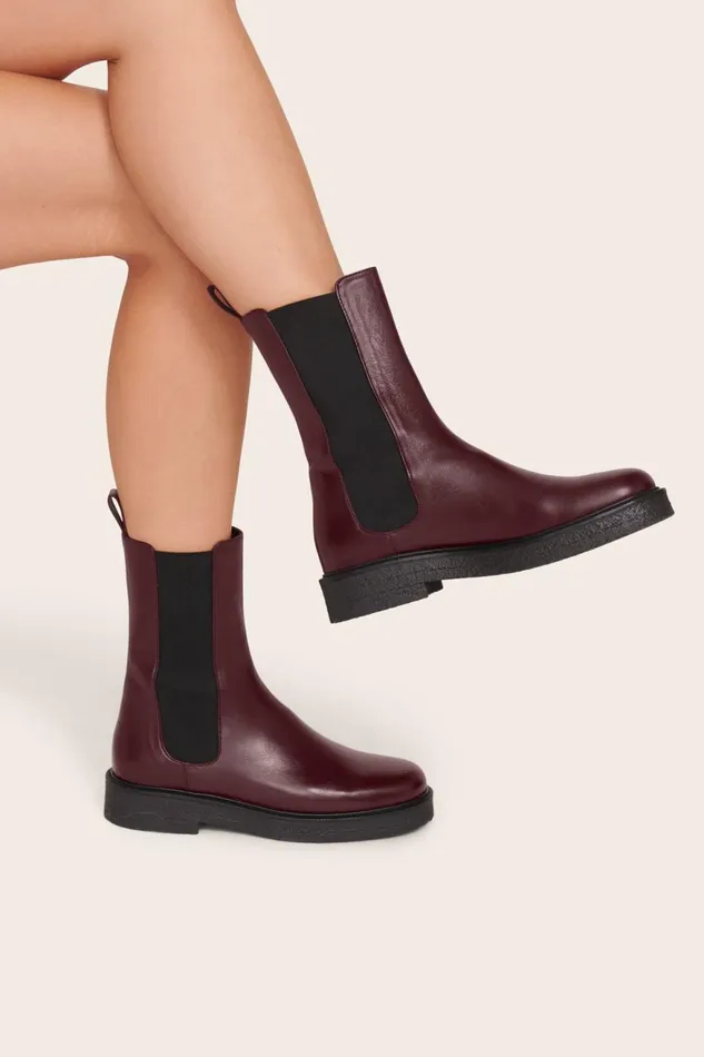 Women STAUD Boots PALAMINO BOOT PLUM