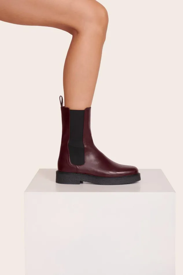 Women STAUD Boots PALAMINO BOOT PLUM