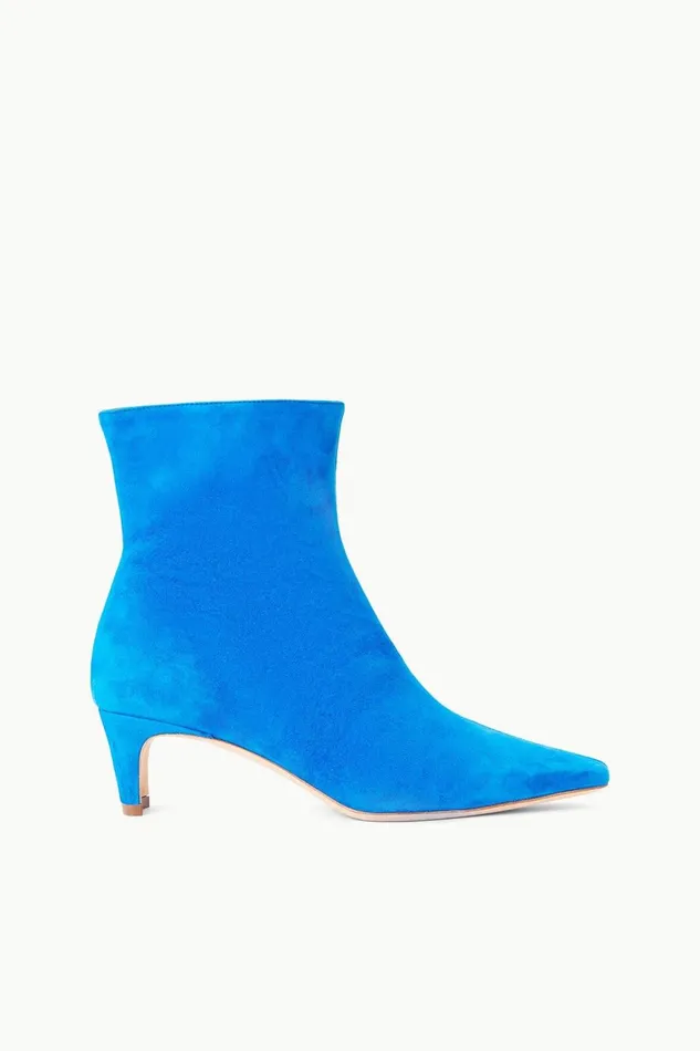 Women STAUD Boots WALLY ANKLE BOOT DIRECTOR BLUE SUEDE