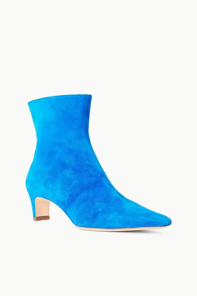 Women STAUD Boots WALLY ANKLE BOOT DIRECTOR BLUE SUEDE Women STAUD Boots WALLY ANKLE BOOT DIRECTOR BLUE SUEDE