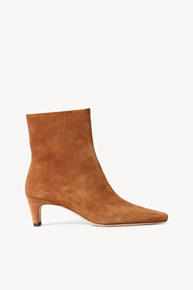 Women STAUD Boots WALLY ANKLE BOOT TAN SUEDE