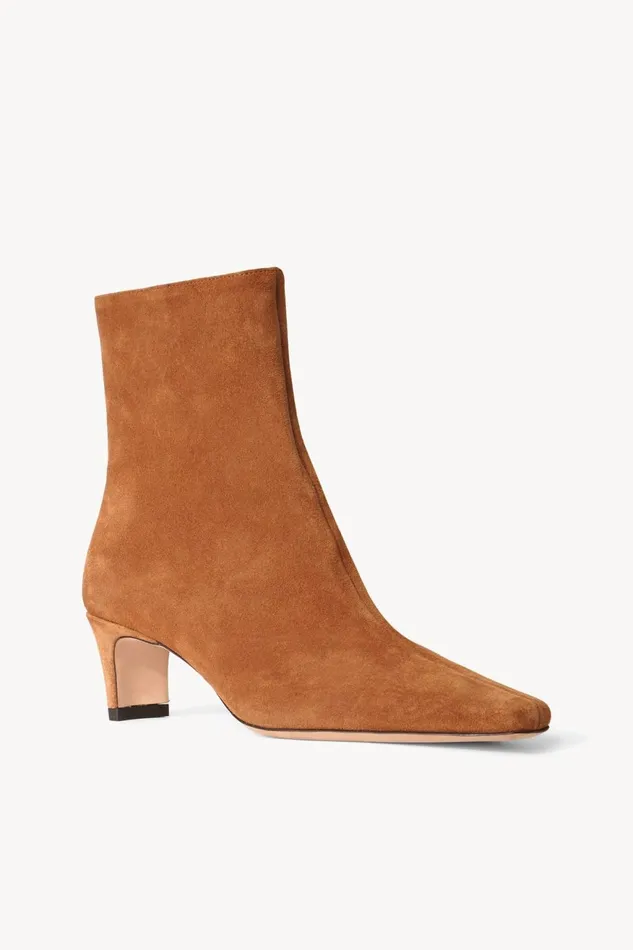 Women STAUD Boots WALLY ANKLE BOOT TAN SUEDE