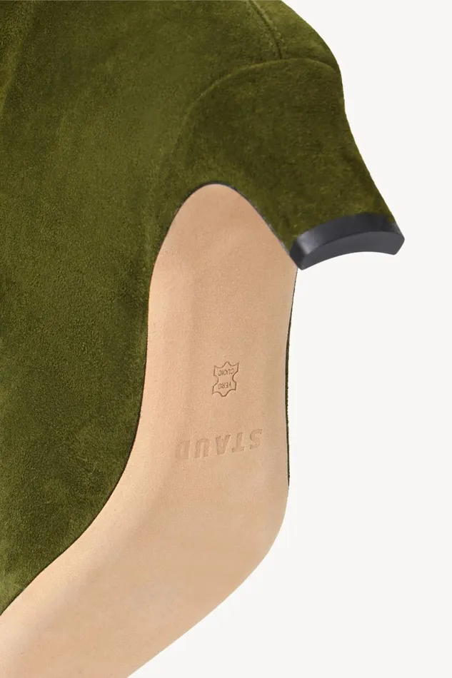 Women STAUD Boots WALLY BOOT OLIVE SUEDE Women STAUD Boots WALLY BOOT OLIVE SUEDE