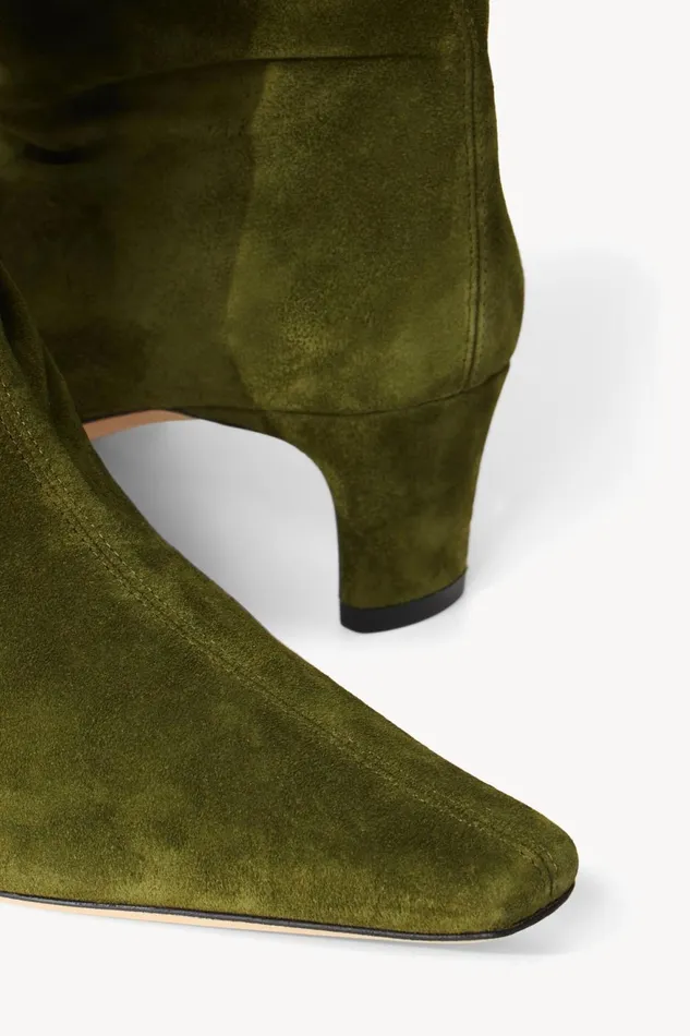 Women STAUD Boots WALLY BOOT OLIVE SUEDE Women STAUD Boots WALLY BOOT OLIVE SUEDE